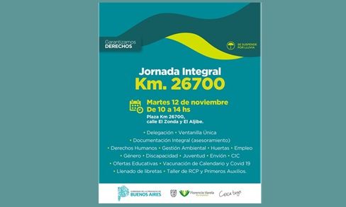 Florencio Varela - Operativo de asesoramiento integral en KM26700